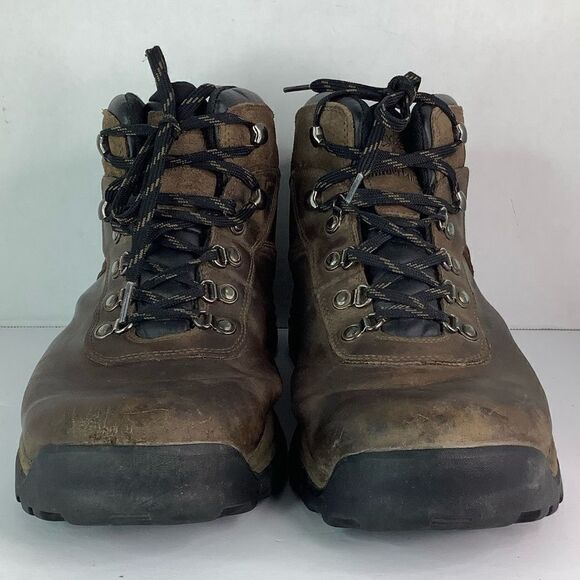 Timberland HI-TECH PEAK Men's Waterproof Hiking Brown Ankle Boots Sz 13M - Picture 6 of 10